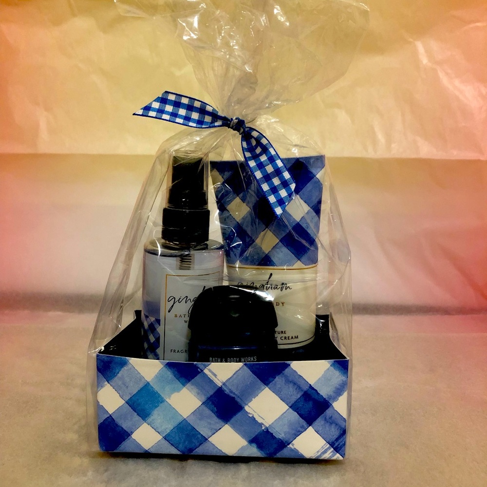 Bath & Body Works Gingham Set